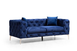 Atelier Del Sofa Como - Sofá de 2 plazas - Azul marino